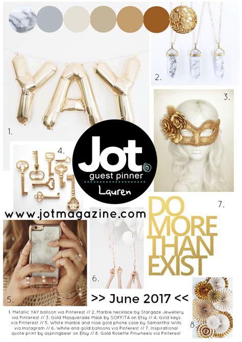 4 squirts and a dollop of cream currently jot magazine june 2017 mood board challenge