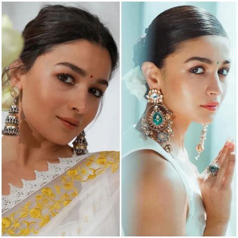 Of Alia Bhatt S Earrings From Gangubai Kathiawadi Promotions That