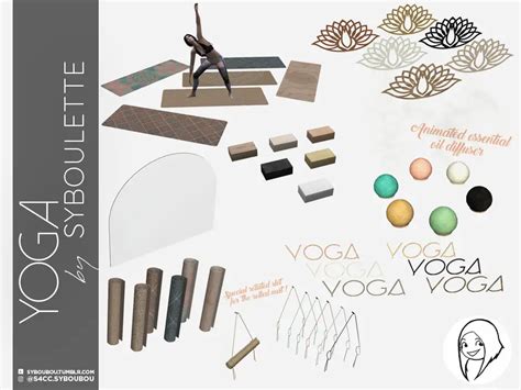 Yoga Set Syboulette Custom Content For The Sims 4
