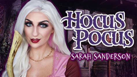 Sarah Sanderson Makeup Tutorial【hocus Pocus】 Halloween 2021 Madalyn Cline Youtube