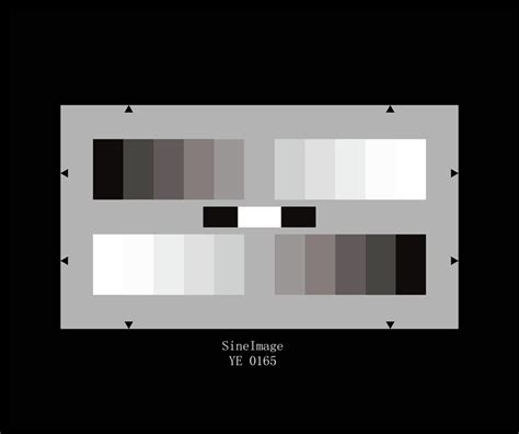 Difference In Test Of Visual Noise Sineimage Test Charts