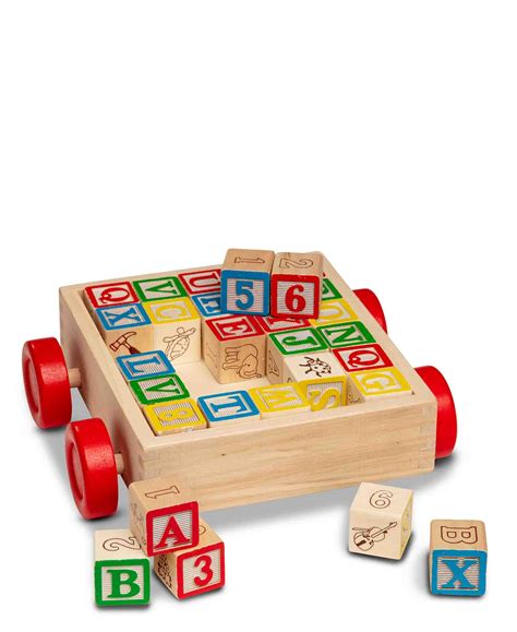 Melissa And Doug Classic Abc Block Cart The Culinarium