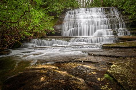 Waterfall On Grogan Creek Pisgah National Forest Flickr