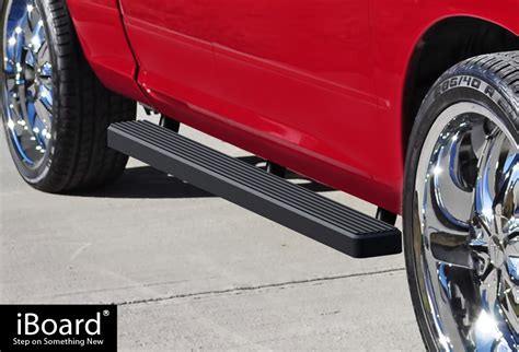 Iboard Running Boards 4 Inches Matte Black Fit 09 18 Dodge Ram 1500