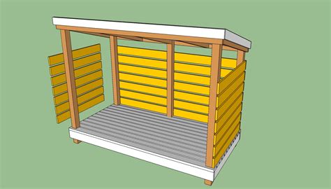 Firewood Storage Shed Plans Howtospecialist How To Build Step By
