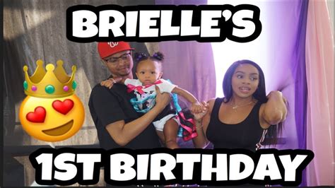 Brielle Michelles 1st Birthday Party Miss Ashleigh Youtube