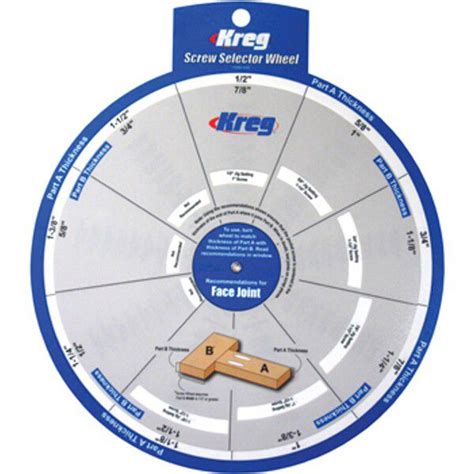 Kreg Screw Selector Wheel Buy Online In South Africa