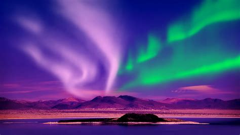 Download 1920x1080 Wallpaper Northern Lights Aurora Borealis Night