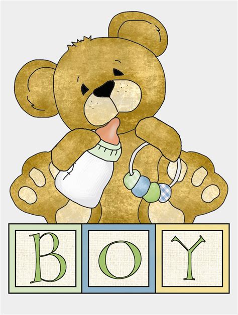 Baby Teddy Bear Clip Art For Boy Cliparts And Cartoons