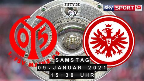 6 matches ended in a draw. FSV Mainz 05 - Eintracht Frankfurt (09.01.2021 15:30 ...
