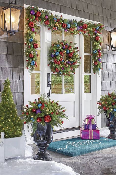 Christmas Front Porch Decorating Ideas Aspects Of Home Business