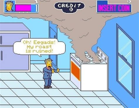 Steamed Hams Gets Reimagined As A Segment From The Simpsons Arcade Game