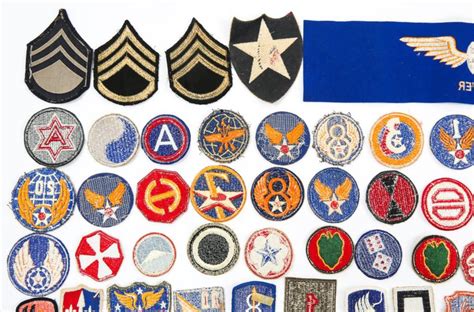 Sold Price Wwii Korea Us Army Shoulder Patch Lot Of 125 October 6