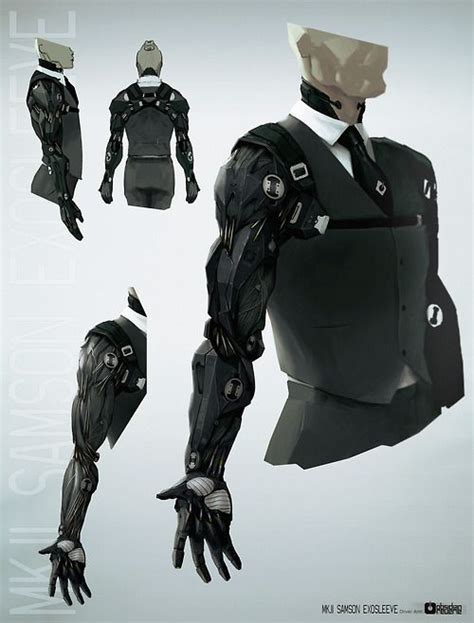 Cyberpunk Looking Prosthetics Sci Fi Concept Art Robots Concept Sci