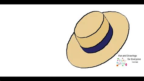 كيفية رسم قبعة بنما Youtube