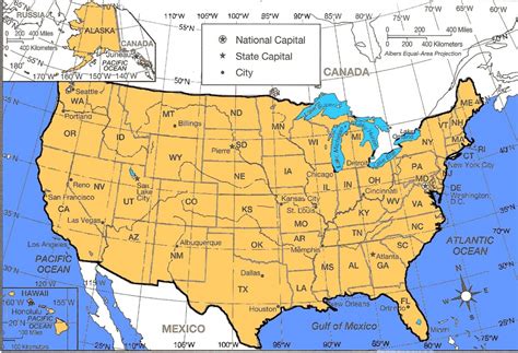 A free united states map. Printable Us Map With Longitude And Latitude Lines Save ...