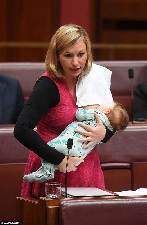 Larissa Waters Trolled After Breastfeeding During Senate Daily Mail