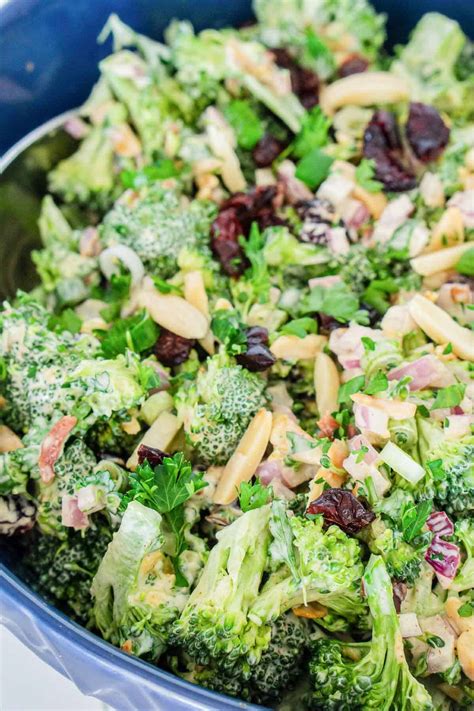 Amazing Vegan Broccoli Salad Vegan Blueberry