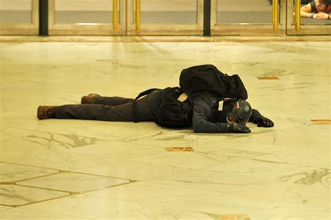 Emergency Forces And Shoppers Take Place In A Simulated Terror Attack