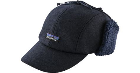 Patagonia Recycled Wool Ear Flap Cap Classic Navy