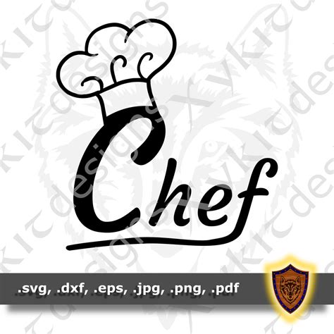 Chef Customizable Apron T Shirt Svg Design Digital Download Xykit