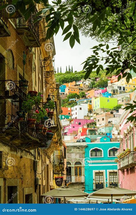 Strolling Through The Colonial City Of Guanajuato Editorial Photography