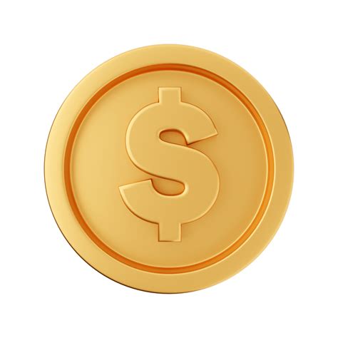 3d Money Coin Currency Dollar Illustration 8509269 Png
