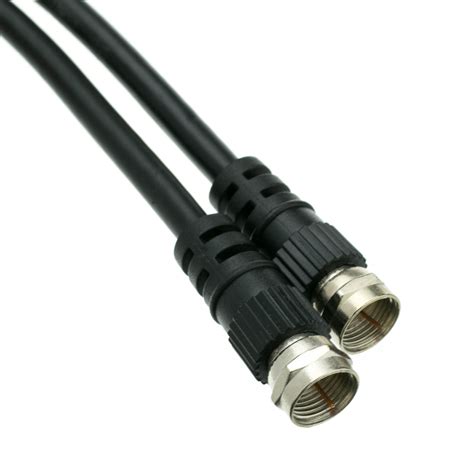 25ft Rg59 Coaxial Cable Black