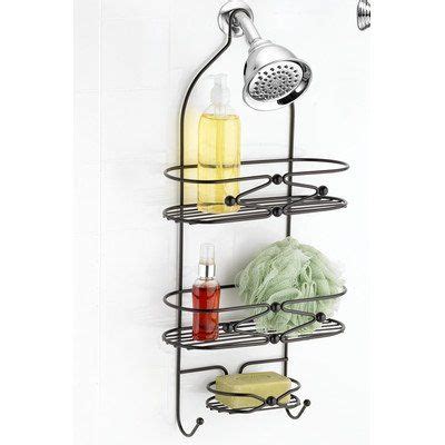 Bath tub tray stained sliver woodworking bath caddy | etsy. Popular Bath Nora Shower Caddy Oil Rubbed Bronze ** You ...