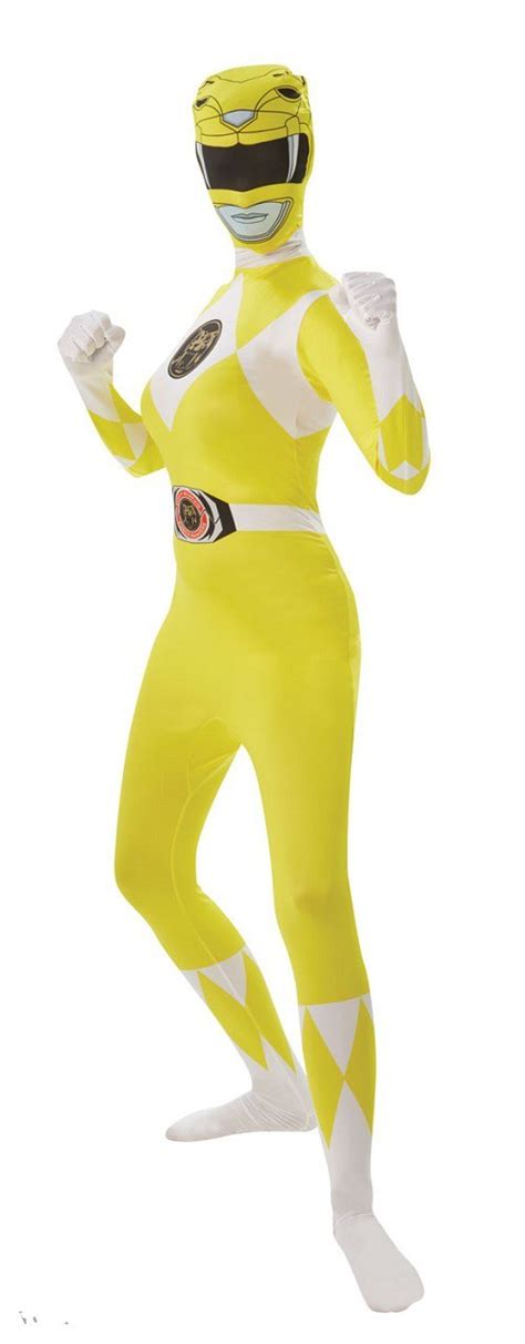 Fantasia Feminino De Power Ranger Amarelo Power Ranger Yellow Ranger