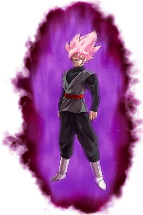 Black Goku The Super Saiyan Rose Waura By Azer0xhd On Deviantart