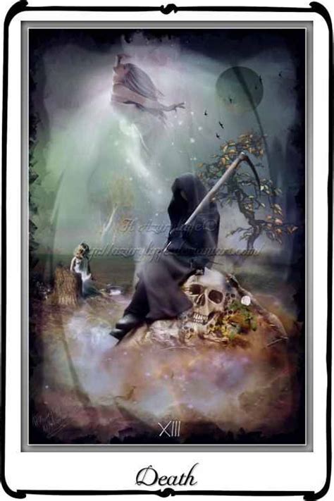 It is used in tarot card games as well as in divination. A Tarot Card: The Death Card