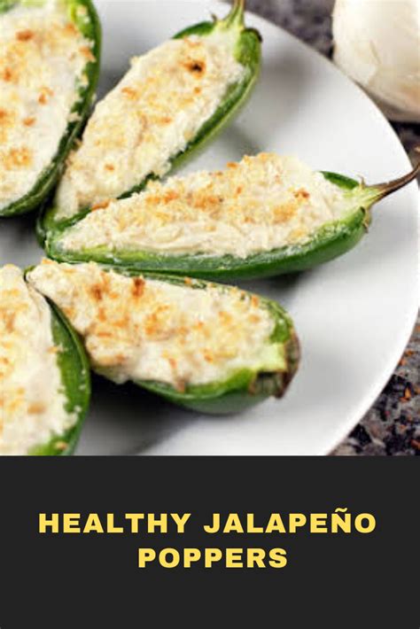 Healthy JalapeÑo Poppers Recipes Cooking