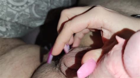 My Nails Make His Cock Dripping Precum Xxx Mobile Porno Videos