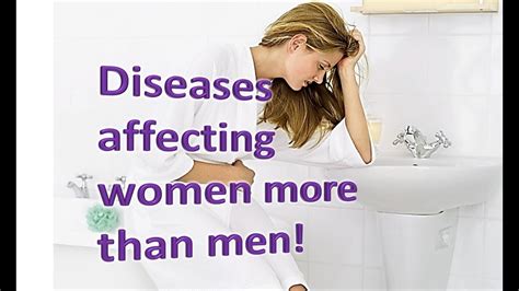 Health Tips 11 Diseases Affecting Women More Than Men Youtube