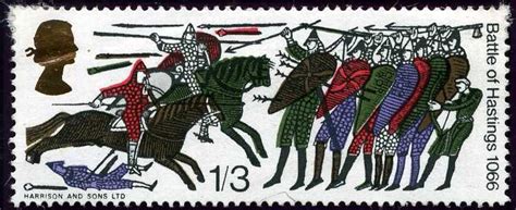 Gb 1966 Battle Of Hastings 1066 Bayeux Tapestry Rare Stamps Stamp