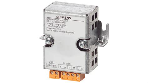 6sl3252 0bb01 0aa0 Siemens Dual Channel Safety Relay 24v Rs
