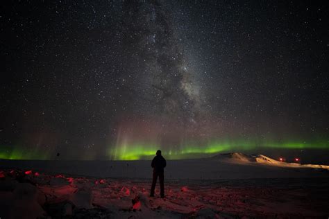 Antarctic Photo Library Photo Details 2021june16 Mcmurdo Milky Way