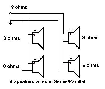 Crutchfield subwoofer wiring diagram 8ohms. About to wire 8x10 cab, will this result in 4 ohms? | TalkBass.com