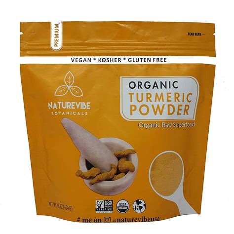 Premium Quality Organic Turmeric Root Powder With Curcumin Levitating