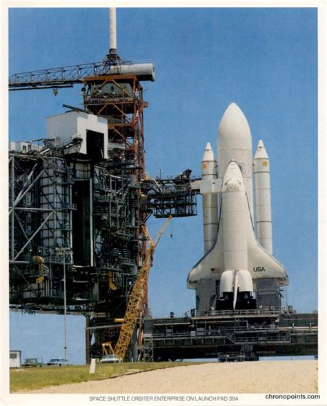 Space Shuttle Enterprise On Launch Pad 39a · Riches