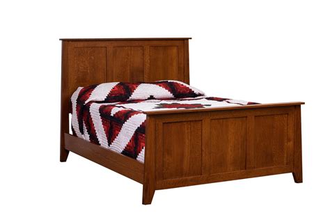 Amish Rushmore Panel Bed From Dutchcrafters Amish Furniture