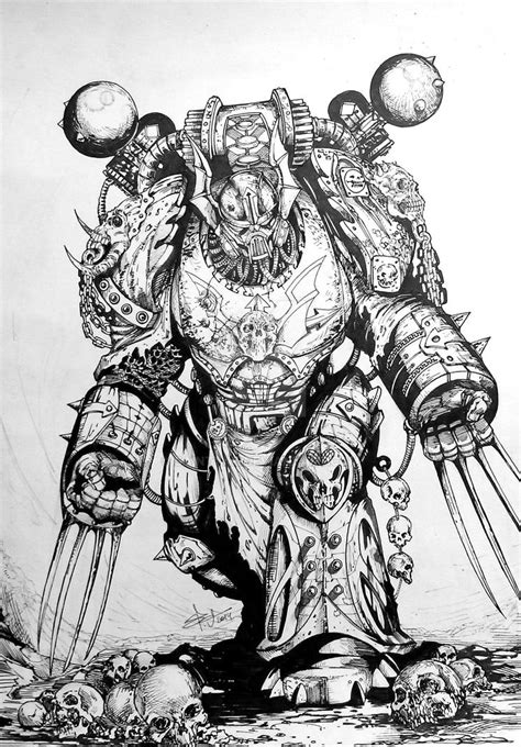 A3 Warhammer 40000 Ink Photo By Saintyak On Deviantart