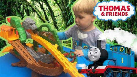 Unboxing Thomas And Friends Take N Play Jungle Quest Playset