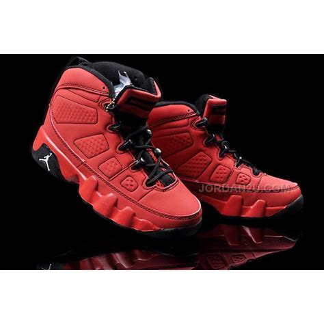 Nike Air Jordan 9 Kids Red Black Price 8900 New Air Jordan Shoes