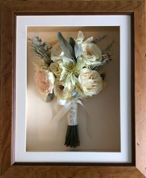 Maybe you would like to learn more about one of these? Dried Wedding Bouquet Framed
