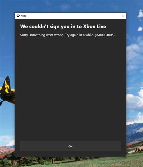 Cant Sign Into Xbox Live Error Microsoftflightsim