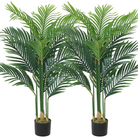 Buy Viagdo Artificial Areca Palm Tree 4ft Tall Fake Palm Tree Decor