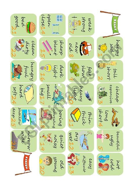 Comparatives And Superlatives Board Game English Esl Worksheets For Images And Photos Finder