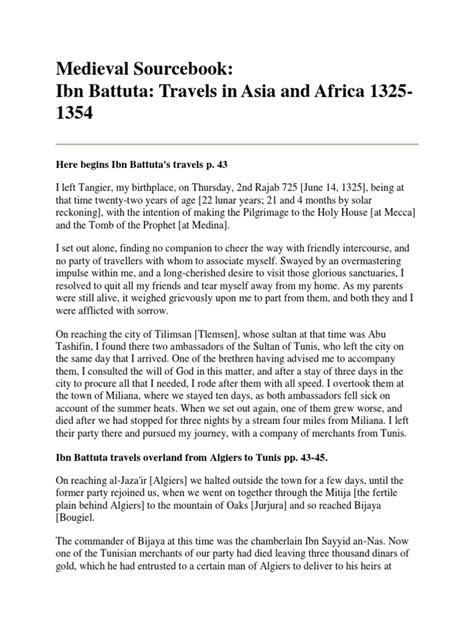Ibn Battuta Travels Pdf Hajj Muhammad